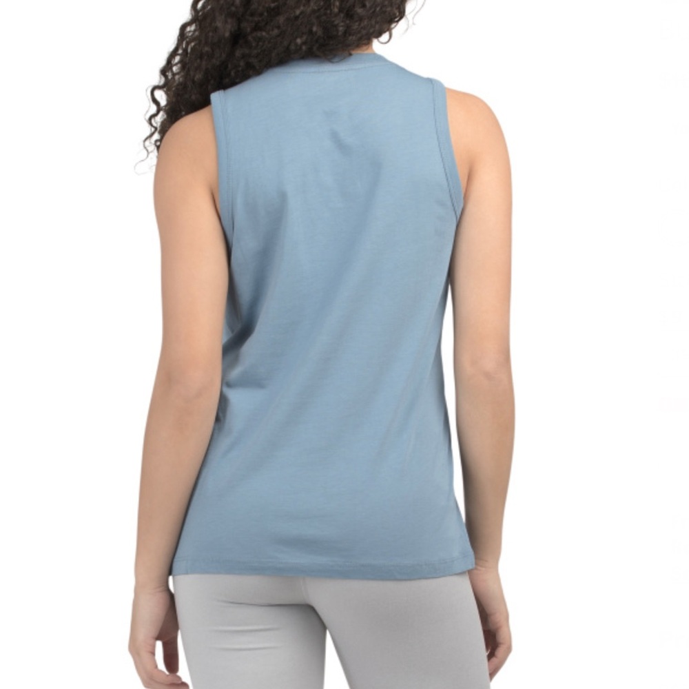 Spiritual Gangster Teal Graphic Muscle Tee - Picture 7 of 7